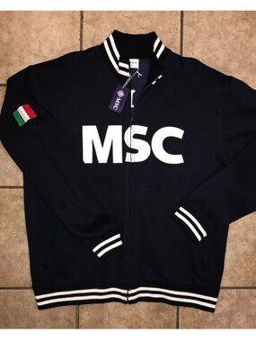 Adult MSC Cruise Full Zip Varsity Jacket-Size 3XL